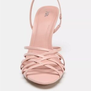 Brand new Zara Women's Blush Strappy Heels